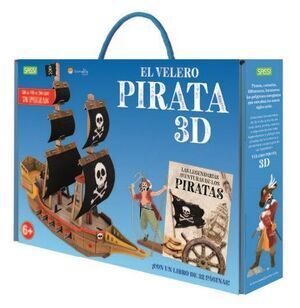 EL VELERO PIRATA 3D.  LIBRO + MAQUETA.