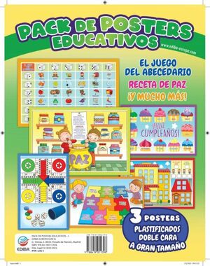 PACKS DE POSTERS EDUCATIVOS EL JUEGO DEL ABECEDARI