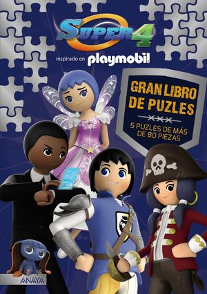 SUPER 4 - GRAN LIBRO DE PUZLES PLAYMOBIL